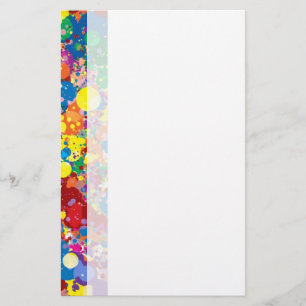 Papelería Placa de pintura arco iris