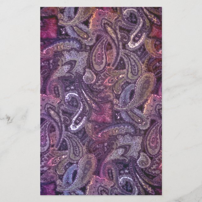 Papelería Plain Paisley 3 (Anverso)