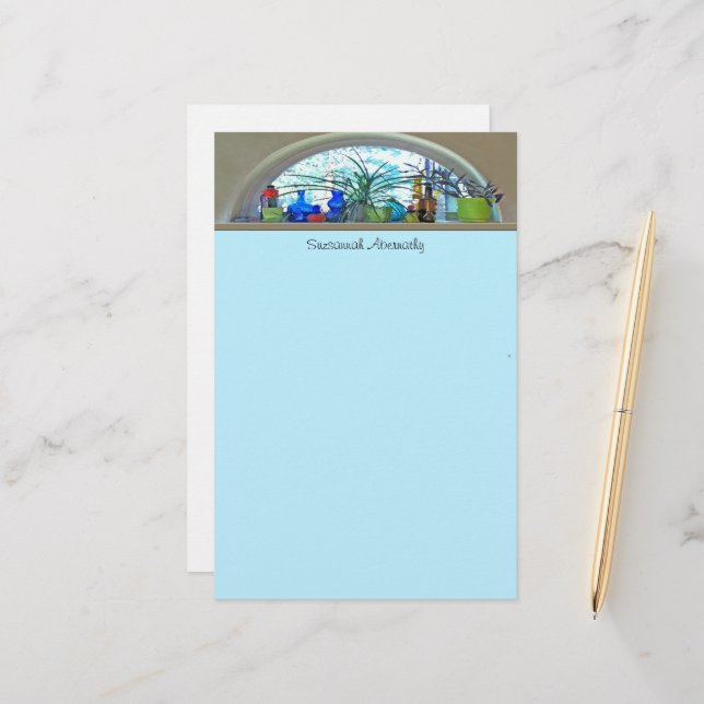 Papelería Plantas De Botellas De Vidrio En Plantilla De Acua (Anverso/Reverso In Situ)