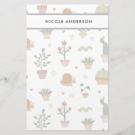 Papelería Plantas y suculentos