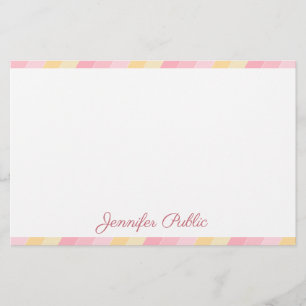 Papelería Plantilla conocida del blanco del amarillo del