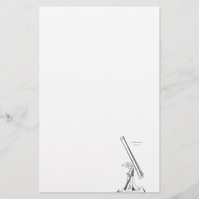Papelería Plantilla de la astronomía de la antigüedad del (Anverso)