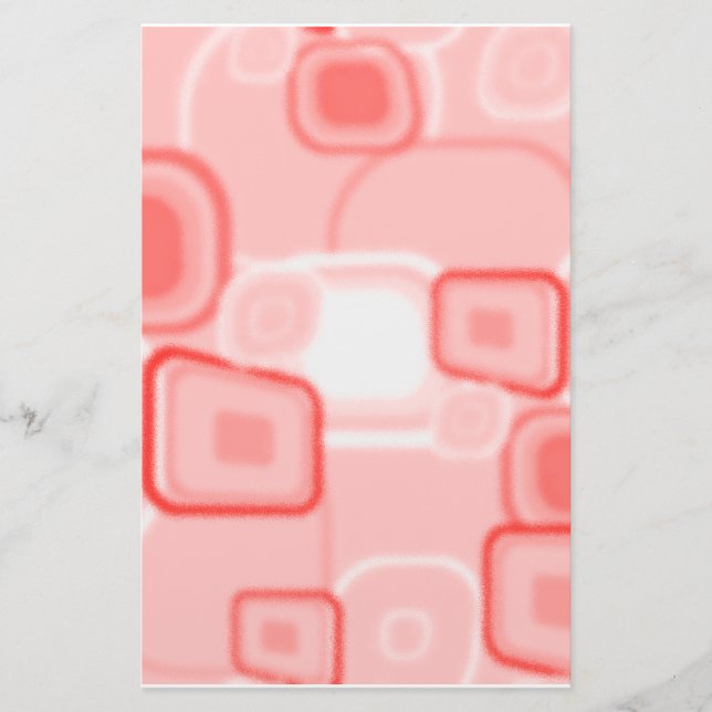 Papelería Plaza Roja de Absract inmóvil (Anverso)