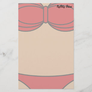 Papelería Poco bikini rojo