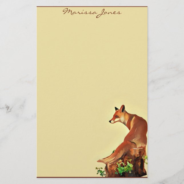 Papelería Poco Fox (Anverso)