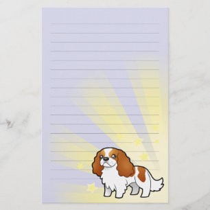 Papelería Poco perro de aguas de rey arrogante Charles de la