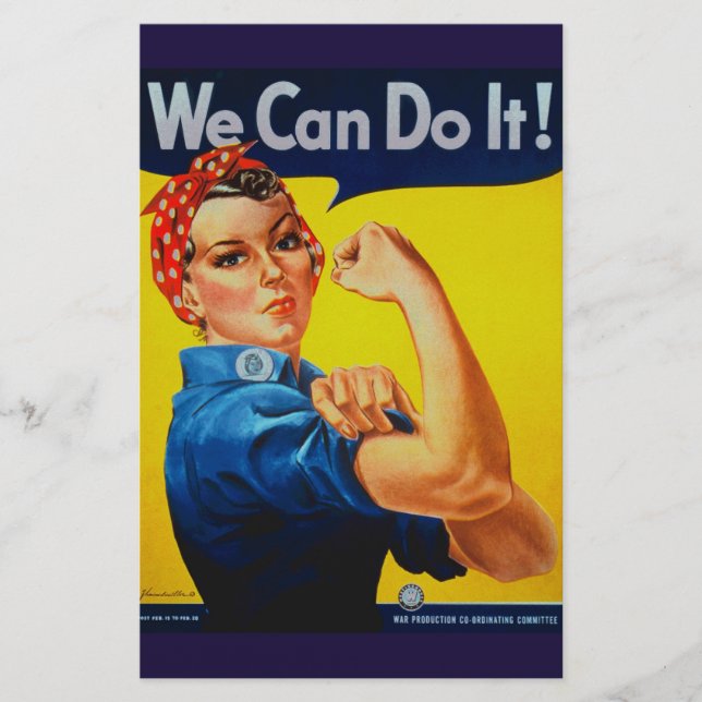 Papelería Podemos hacerlo Rosie the Riveter (Anverso)