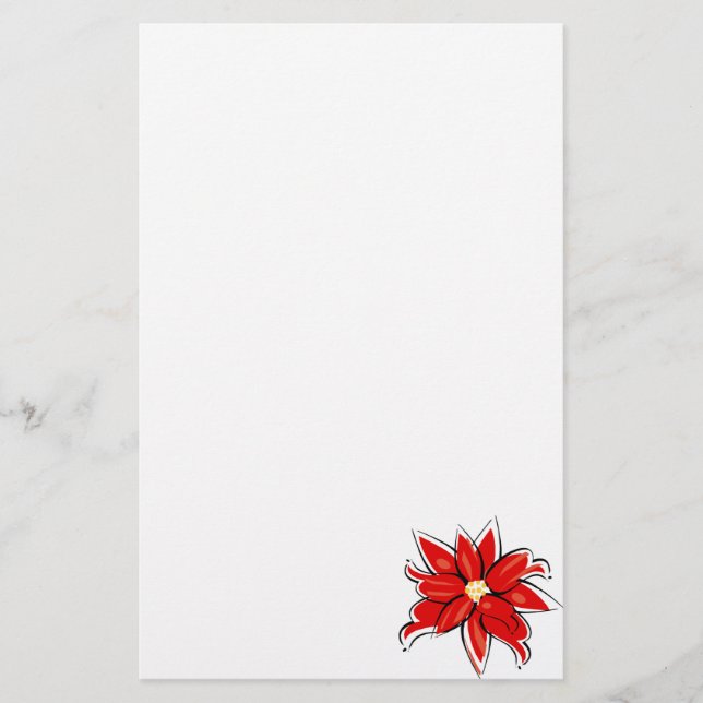 Papelería Poinsettia (Anverso)