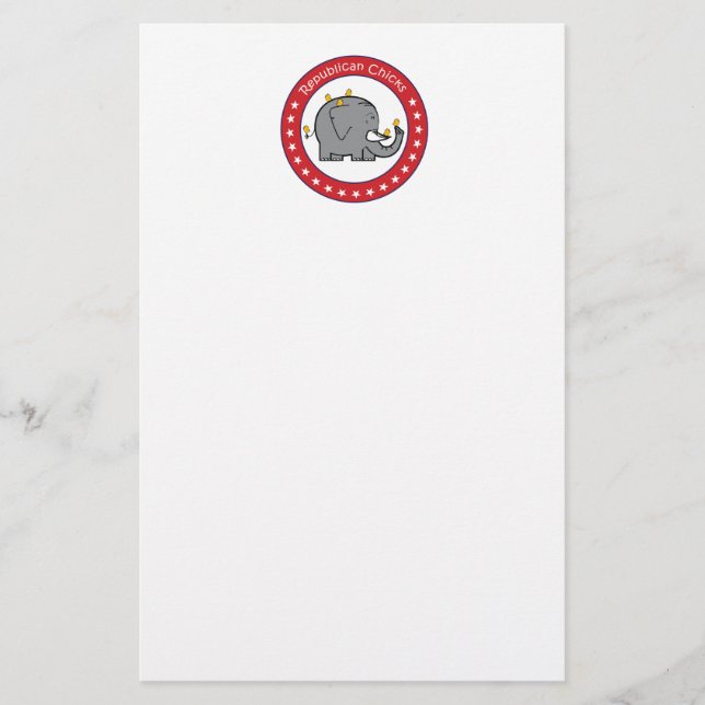 Papelería pollitos republicanos (Anverso)