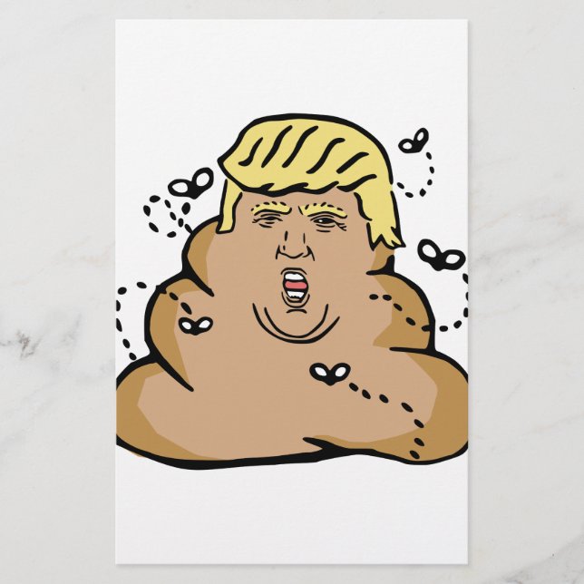 Papelería poop donald trump (Anverso)