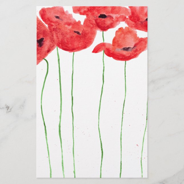 Papelería Poppies (Anverso)