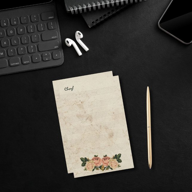 Papelería Por su floral rústica (Subido por el creador)