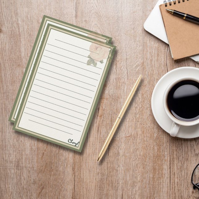 Papelería Por su floral rústica (Subido por el creador)