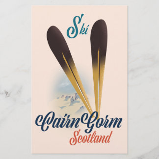 Papelería Póster de esquí CairnGorm Escocia