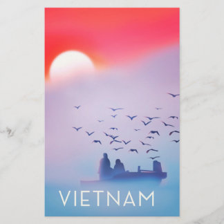 Papelería Póster de vacaciones sol de la tarde Vietnam