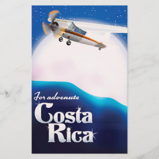 Papelería Póster de viaje a la luna de aventura en Costa Ric