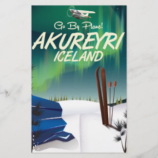 Papelería Póster de viaje Akureyri Islandia