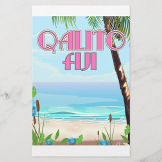 Papelería Póster de viaje Qalito Fiji