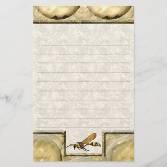 Papelería Potter Wasp Tan Lined (Anverso)