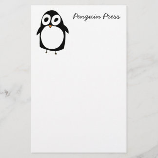 Papelería Prensa del pingüino inmóvil