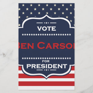 Papelería presidente de ben carson