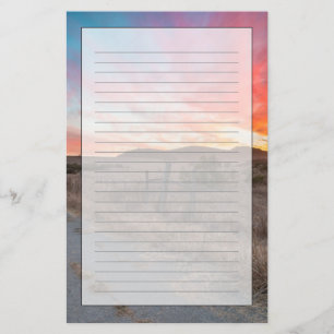 Papelería Primera puesta del sol del día