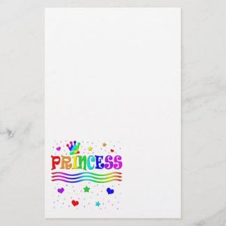 Papelería Princesa linda Tiara del arco iris del clip art
