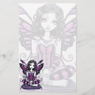 Papelería Princesa rosada gótica Fae Art Stationery de