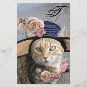 PAPELERÍA PRINCESO TATUS / GATO ELEGANTE, GRAN GORRA DIVA Y 