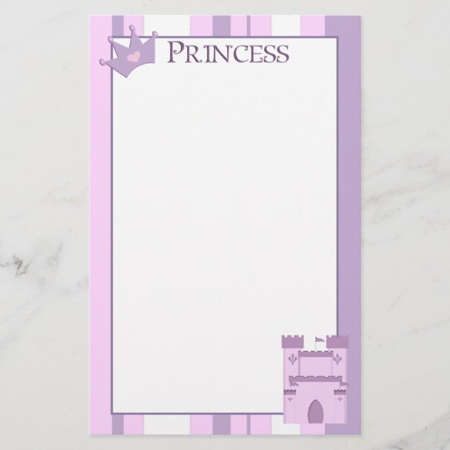 Papelería Princess Stationery (Anverso)