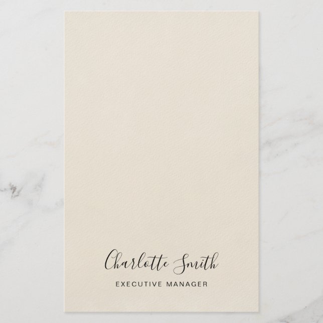 Papelería Profesional Clásico minimalista (Anverso)