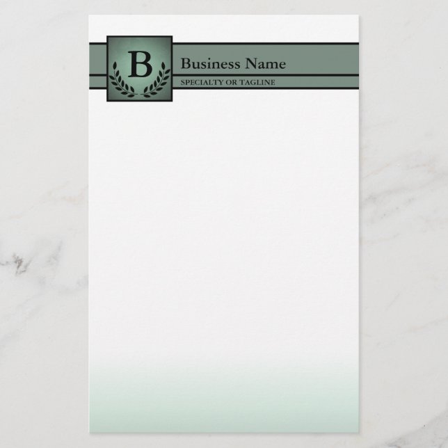 Papelería profesional con monograma (Anverso)