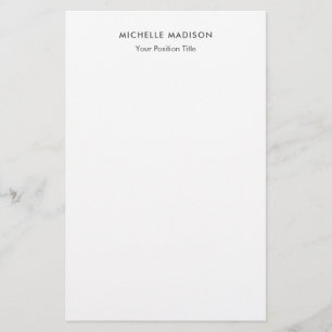 Papelería Profesional minimalista moderno sencillo