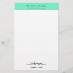 Papelería Profesional Minimalista Moderno Simple Plano