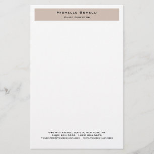 Papelería Profesional Plano Moderno Minimalista