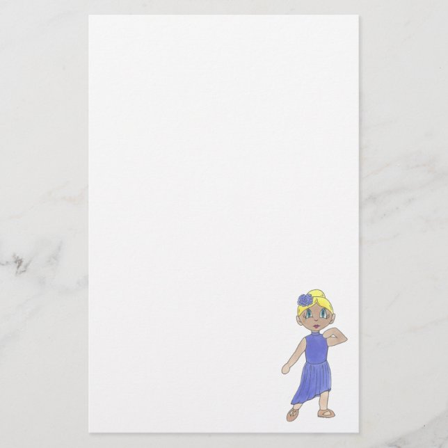 Papelería Profesor de danza Estudio de danza moderna lírica  (Anverso)