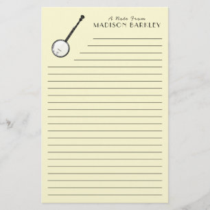 Papelería Profesor de Música Banjo