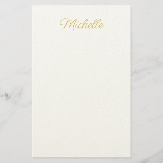 Papelería Professional Classical Minimalist Plain Own Name (Anverso)