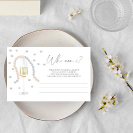 Papelería Prosecco - ¿Quién soy yo? juego para la fiesta de 