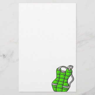 Papelería Protector de pecho verde