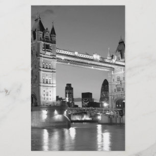 Papelería Puente de la Torre Londres Blanco Negro