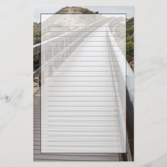 Papelería Puente Foot en el Parque Estatal Oso Flaco Lake (Anverso)