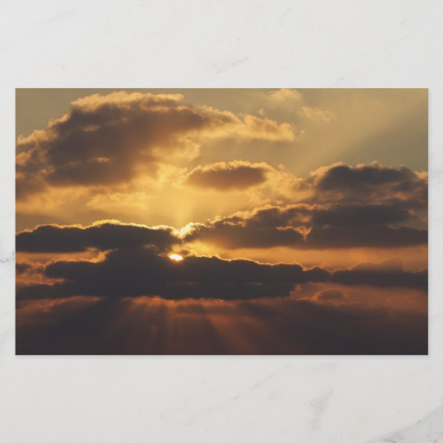 Papelería Puesta de sol (Anverso)