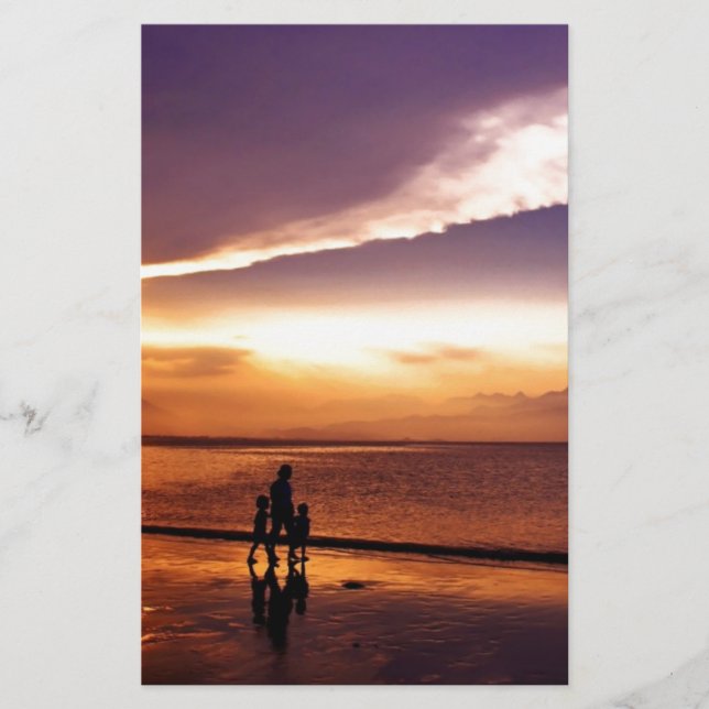 Papelería puesta de sol 2 (Anverso)
