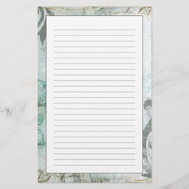 Papelería Pulverizador de flores no embellecido III (Anverso)