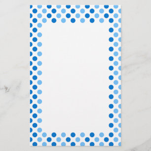 Papelería Puntos del Polka Azul