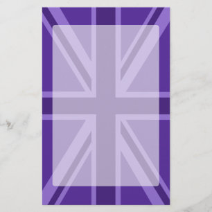 Papelería Purple Union Jack Design