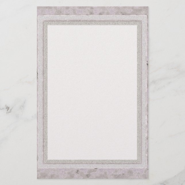 Papelería Purpurina de aspecto vintage (Anverso)