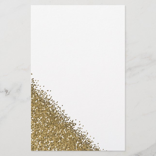 Papelería Purpurina dorado (Anverso)