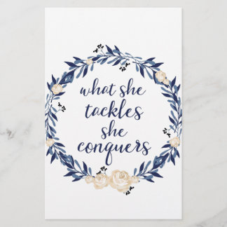 Papelería Qué ella aborda ella conquista